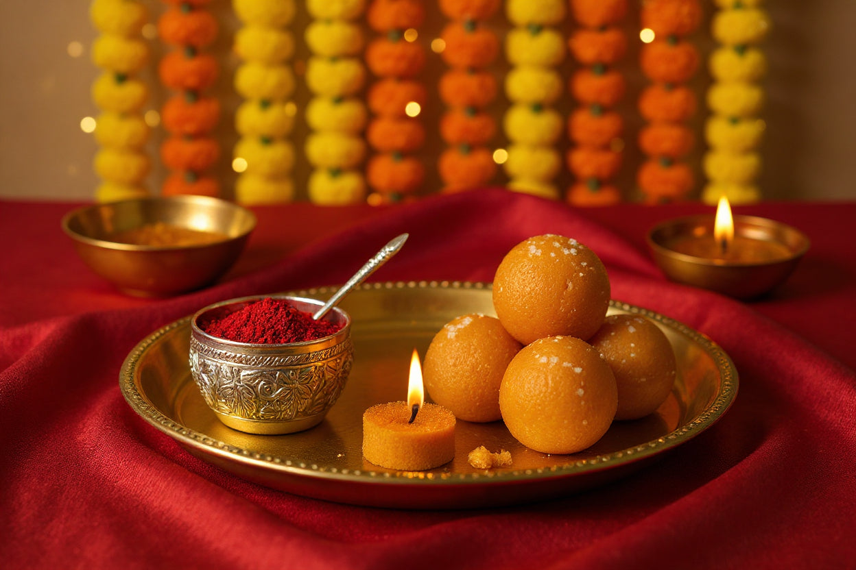 Sindoor & Laddu