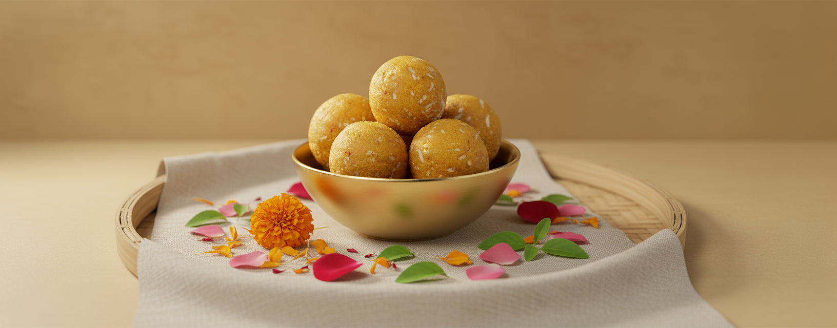 Besan laddoos