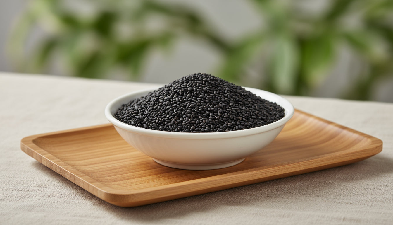 Black & white sesame seeds (til)