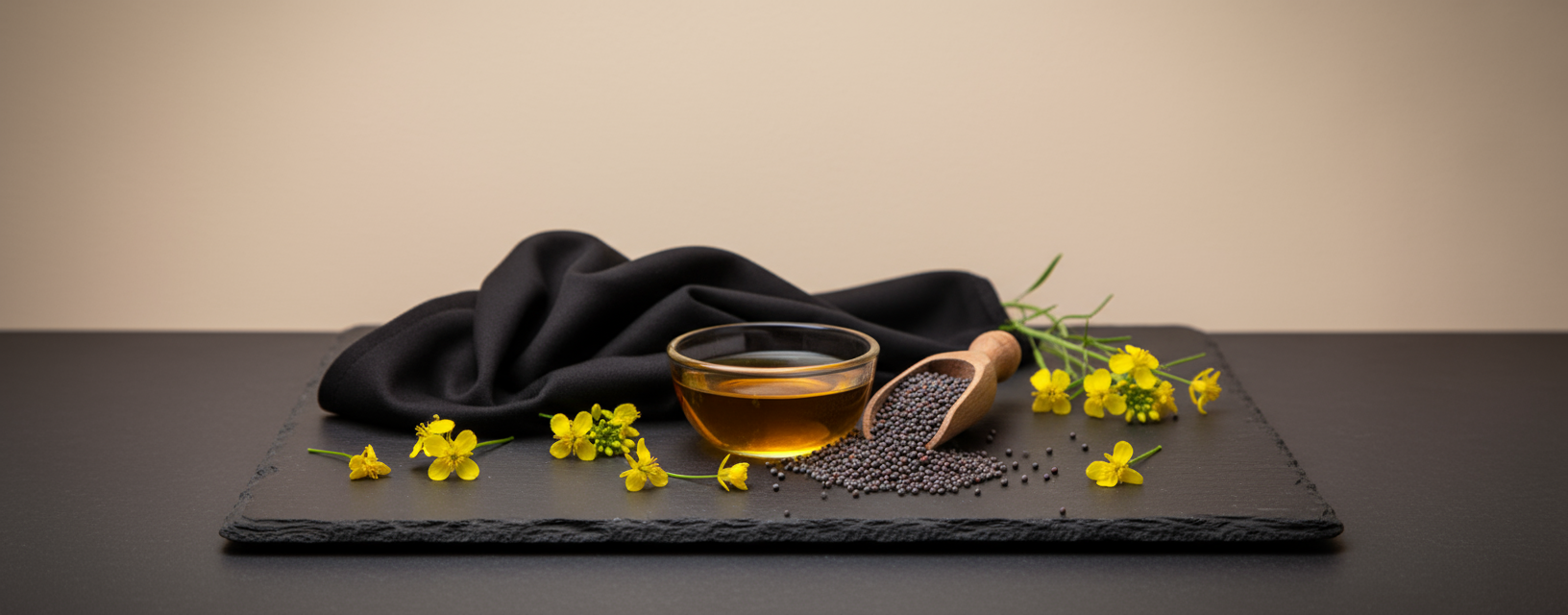 Black Cloth + Mustard Oil