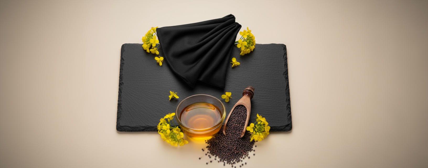 Black Cloth + Mustard Oil