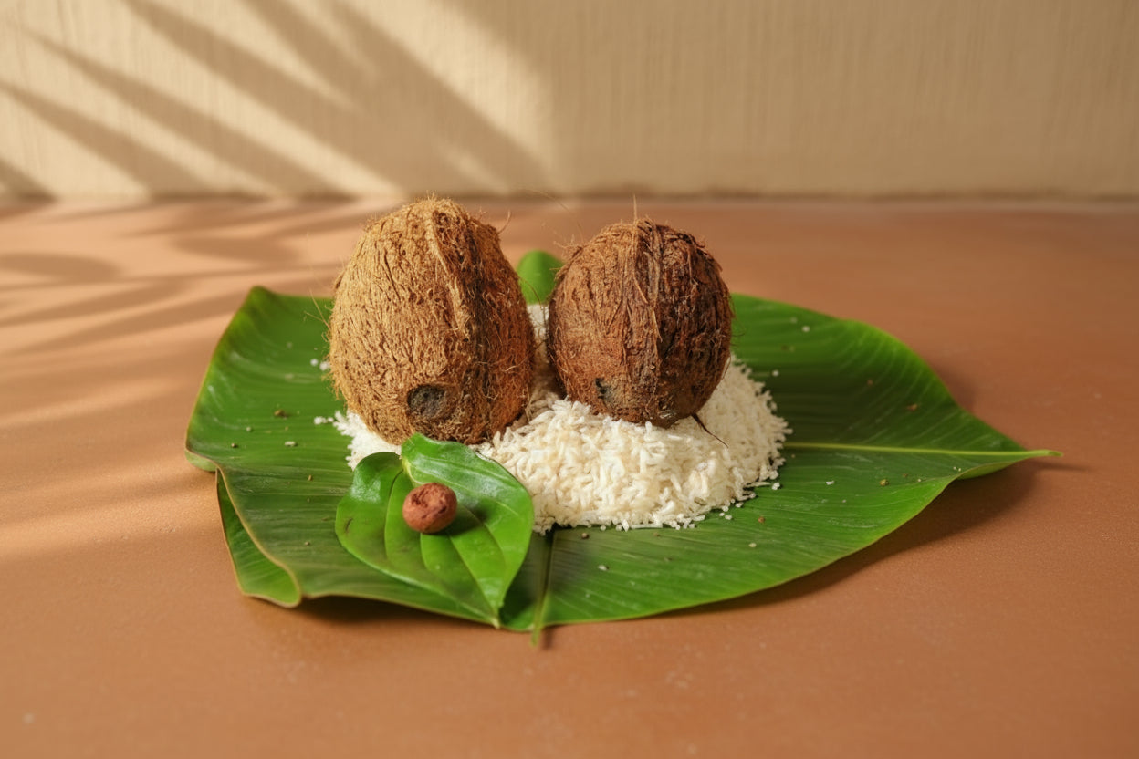 Coconut & betel leaves