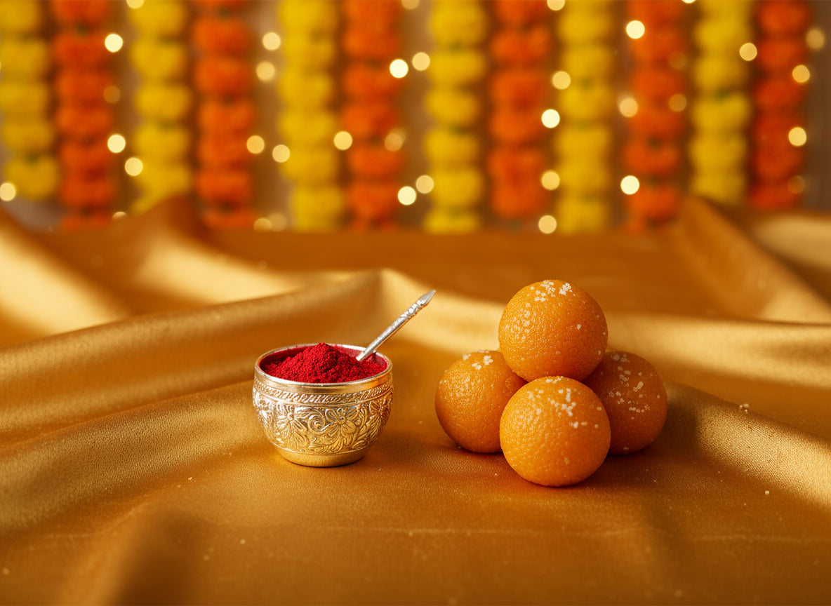 Sindoor & Laddu