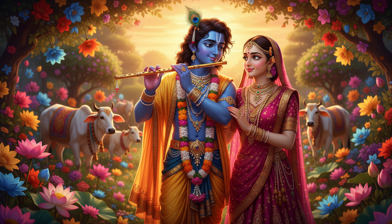 Krishna Radha photo