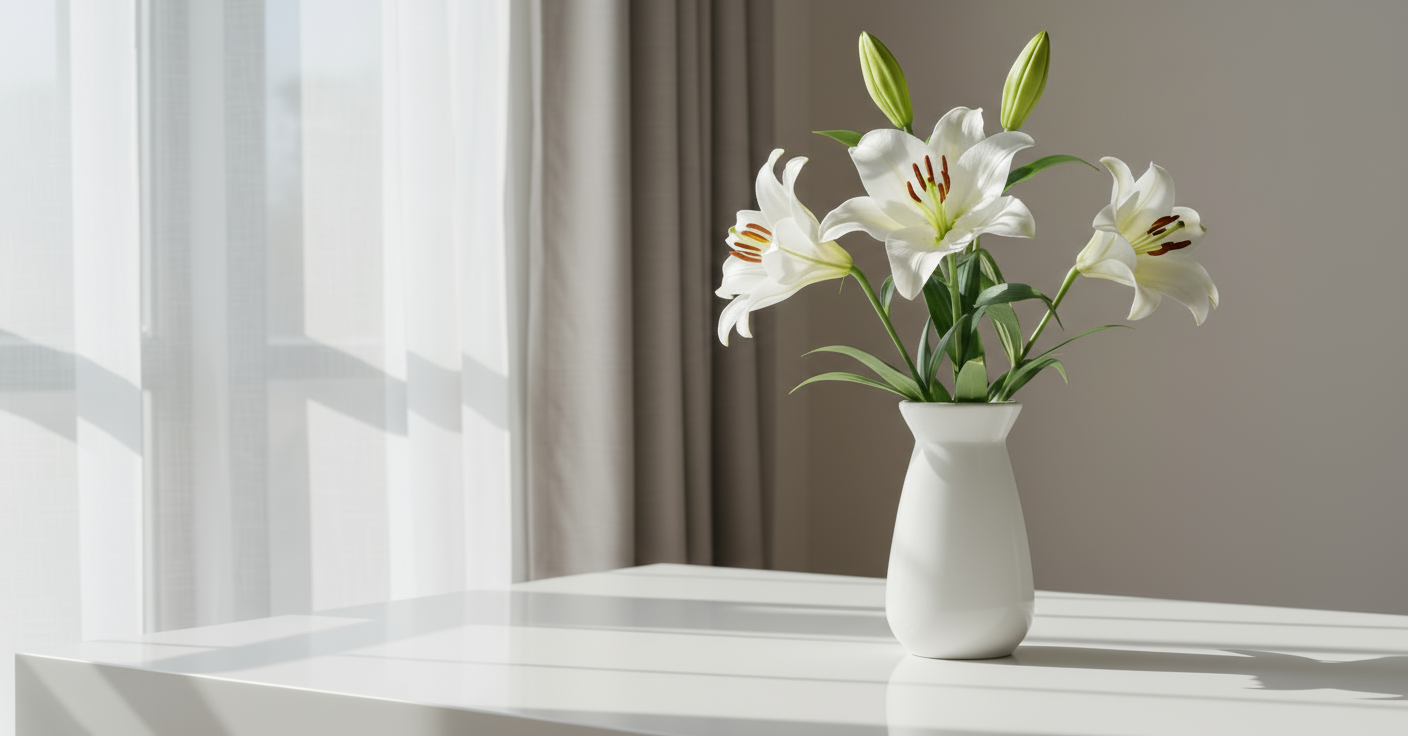 White flowers